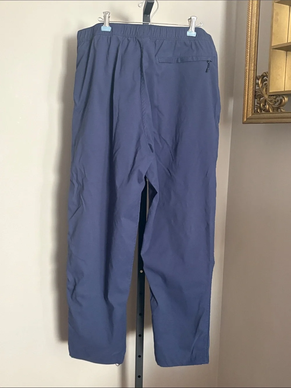 The North Face Class V Men's XL Navy Pants with Yellow Drawstring